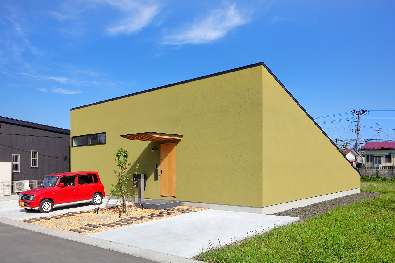 縁側廊下のある平屋