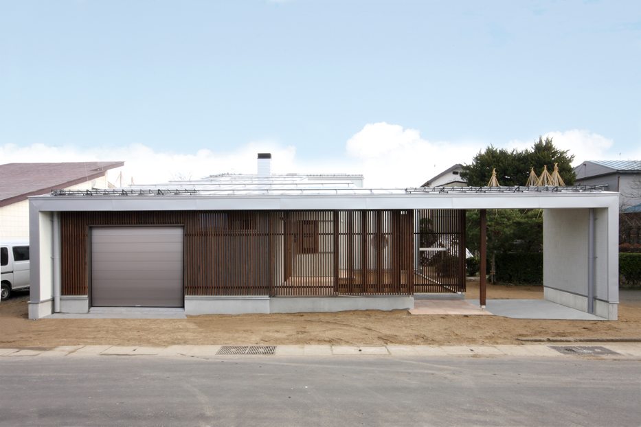 ピアノホールのある家