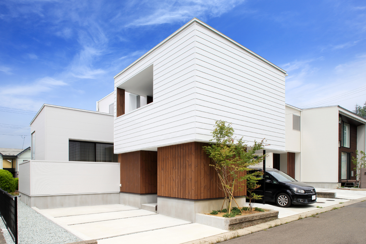 サンルームの浮かぶ家