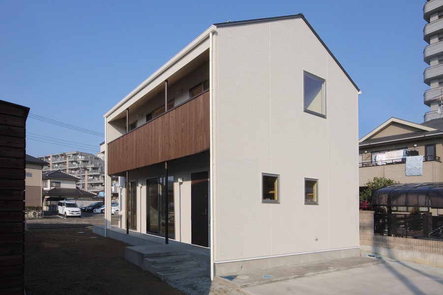 自然素材のウィズガス住宅